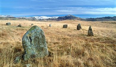 Burnmoor stone circles. Photo courtesy of the Lake District National Park.