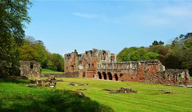 Ruins of Furness Abbey in Barrow-in-Furness, Cumbria