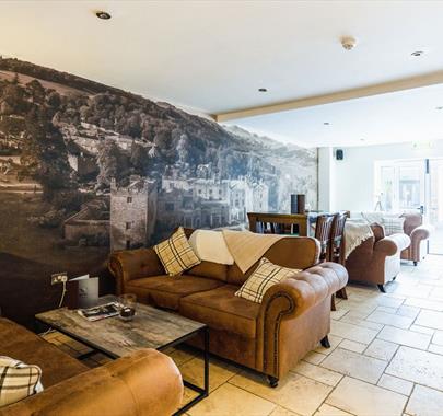 Lounge at The Pennington Hotel in Ravenglass, Cumbria