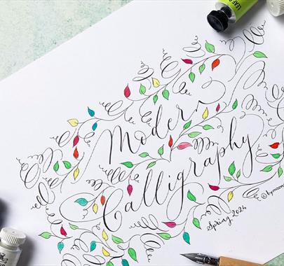 Contemporary Calligraphy at Cowshed Creative