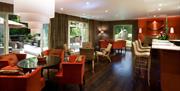 Champagne Bar Seating at The Gilpin Hotel & Lake House in Windermere, Lake District