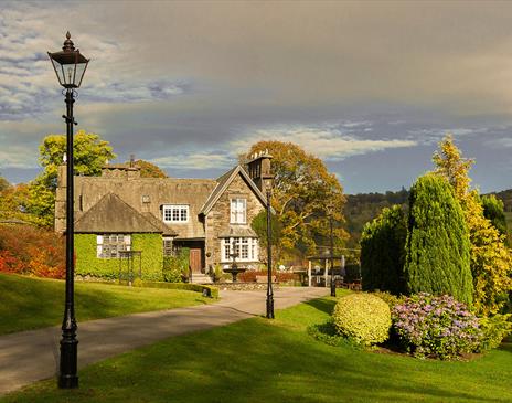 Exterior and grounds at Broadoaks Country House in Troutbeck, Lake District