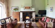 Living Room at Riverain Cottage in Blencowe, Cumbria