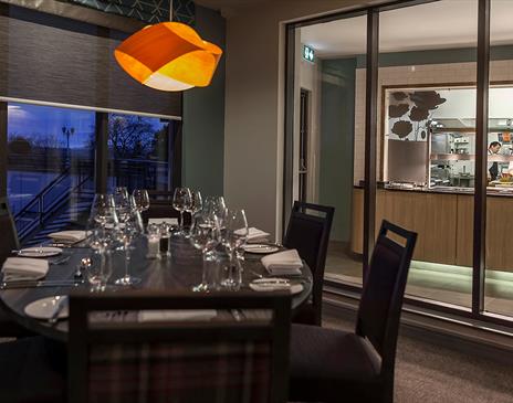 Dining Seating at The Greenhouse Restaurant at Castle Green Hotel in Kendal, Cumbria