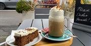 Food and Drink from the Cafe at Fultons Lakes Jewellery Works in Keswick, Lake District