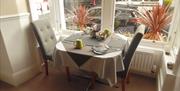 Breakfast Table at Greystoke House in Keswick, Lake District