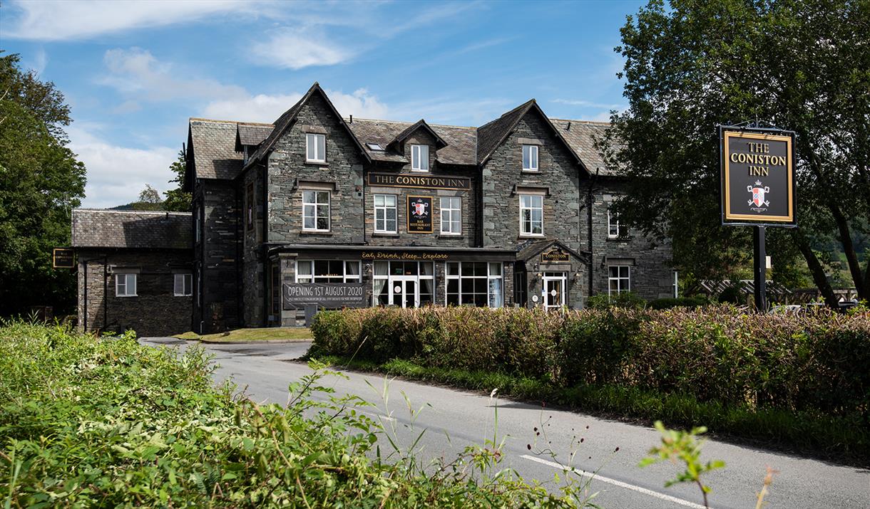 Exterior and Drive at The Coniston Inn, Coniston, Lake District