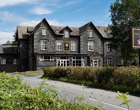 Exterior and Drive at The Coniston Inn, Coniston, Lake District