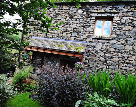 Exterior and Garden at The Byre at Deepdale Hall in Patterdale, Lake District