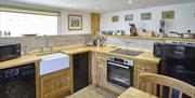 Kitchen at 2 Grove Cottages in Alston, Cumbria