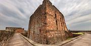 Main Tower at Carlisle Castle in Carlisle, Cumbria