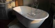 Standalone Bathtub at Midtown Farm Bed and Breakfast in Easton, Cumbria