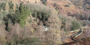 Aerial View of 3 Tarn Cottages in Grasmere, Lake District