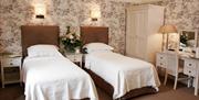 Superior Twin room at Clare House Hotel in Grange-over-Sands, Cumbria