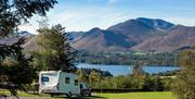 Touring with a view at Castlerigg Hall Caravan & Camping Park in Keswick, Lake District