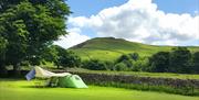 Camping with a view at Castlerigg Hall Caravan & Camping Park in Keswick, Lake District