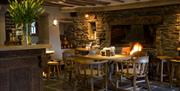 Dining Area at The Queens Head in Troutbeck, Lake District