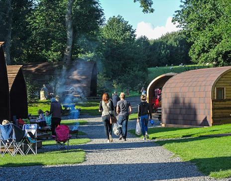 Glamping at Woodclose Park in Kirkby Lonsdale, Cumbria