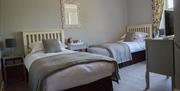 Twin Room at Lockholme Bed and Breakfast in Kirkby Stephen, Cumbria