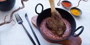 Lamb Shank with Nizami Masala at Gilpin Spice in Windermere, Lake District © Andre Ainsworth