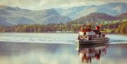 Scenic backdrops with Ullswater Steamers, Lake District