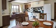 Self catered kitchen at Manesty Holiday Cottages in Manesty, Lake District