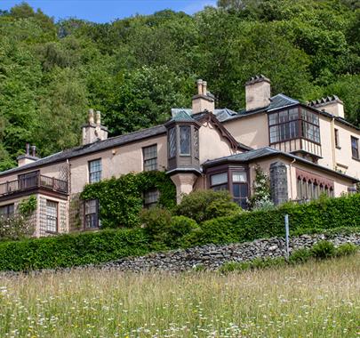 Exterior and Grounds of Brantwood in Coniston, Lake District
