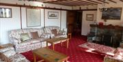 Lounge and Fireplace at Bawd Hall in Keswick, Lake District