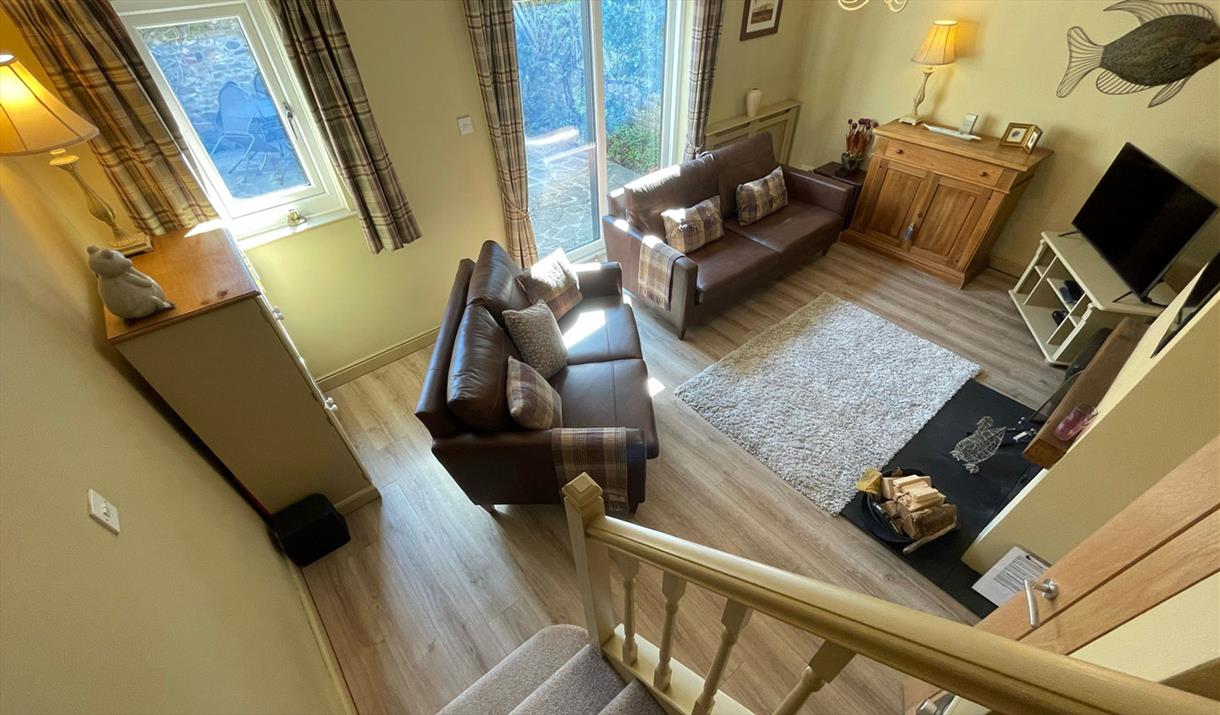 Living Room at Jasmine Cottage in Kirkby Lonsdale, Cumbria
