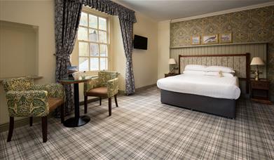 Double Bedroom at The Pheasant Inn in Bassenthwaite, Lake District