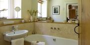 Bathroom at Stone Cottage in Patterdale, Lake District