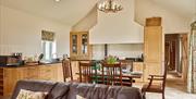 Living and Dining Space at Gill Beck Barn in Melmerby, Cumbria