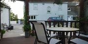 Outdoor Seating at Midtown Farm Bed and Breakfast in Easton, Cumbria