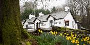 Exterior at The Queens Head in Troutbeck, Lake District