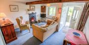 Lounge at 1 Far End Cottages in Coniston, Lake District