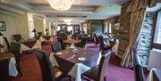 Dining at Whitewater Hotel in Backbarrow, Lake District