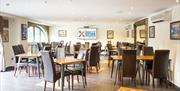 Dining Area at Whitewater Hotel in Backbarrow, Lake District