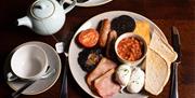 Full English Breakfast at The Angel Inn in Bowness-on-Windermere, Lake District
