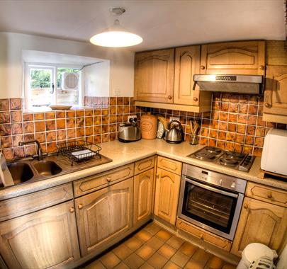 Self Catering Kitchen at 1 Far End Cottages in Coniston, Lake District