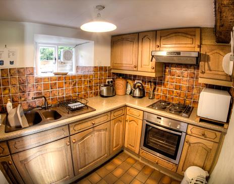 Self Catering Kitchen at 1 Far End Cottages in Coniston, Lake District