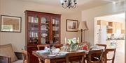 Dining Room at Kirkbride Hall in Melmerby, Cumbria