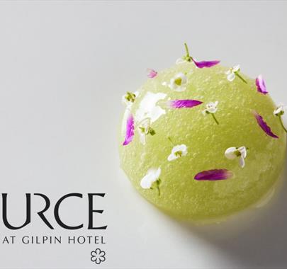 A dish at SOURCE at Gilpin Hotel & Lake House © Andre Ainsworth