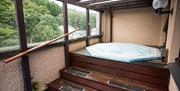 Hot Tub at Whitewater Hotel in Backbarrow, Lake District
