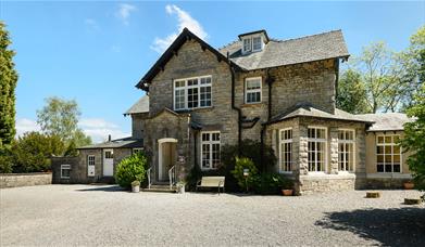 Exterior and Entrance at Woodlands Country House Hotel in Meathop, Lake District