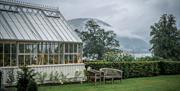 Garden Views from The Glasshouse at Another Place, The Lake in Watermillock, Lake District