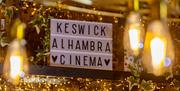Signage and Decor at Keswick Alhambra Theatre in Keswick, Lake District