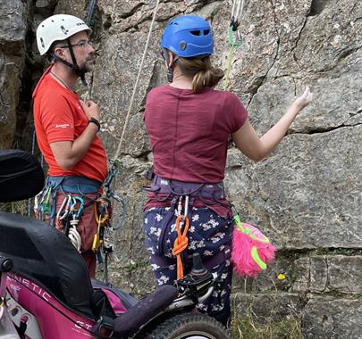 Accessible Climbing with Anyone Can in the Lake District, Cumbria