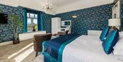 Luxury Suite Bedroom at Applegarth Villa Hotel & Restaurant in Windermere, Lake District