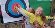 Family Friendly Archery and Axe Throwing with Graythwaite Adventure near Hawkshead, Lake District