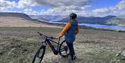 Visitor with a Mountain Bike from Arragon's Cycle Centre in Penrith, Cumbria